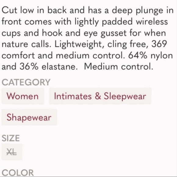 New Spanx Assets Bodysuit shapewaer - Picture 4 of 5